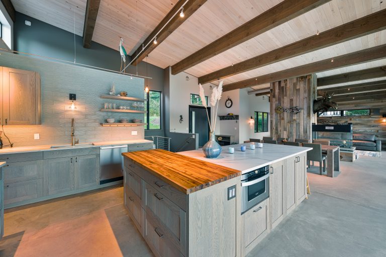 Modern Home Kitchen in Guemes Washington