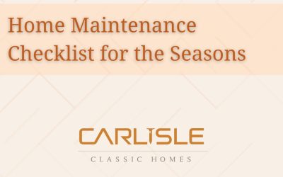 Home Maintenance Checklist for the Seasons