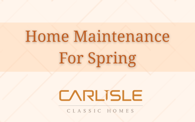 Home Maintenance For Spring