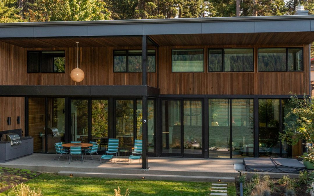 Contemporary Lake House
